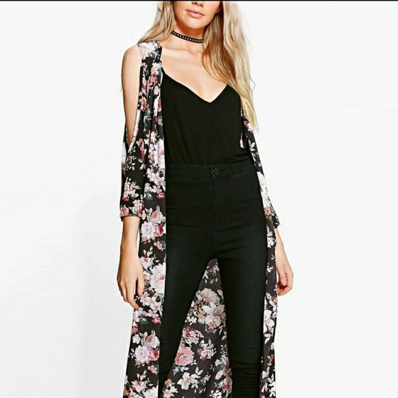 Boutique By The Bay Other - Cold Shoulder Kimono Duster